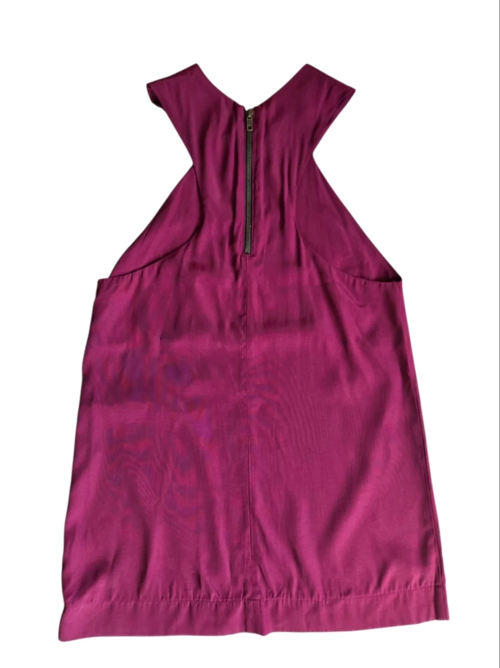 Reformation X Urban Renewal Burgundy Tank Cocktail Shift Dress Small - Picture 5 of 8
